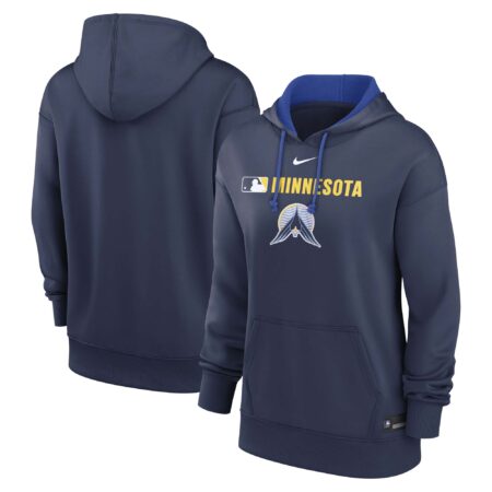 Minnesota Twins Women's Collection City Connect Performance Pullover Hoodie - Navy