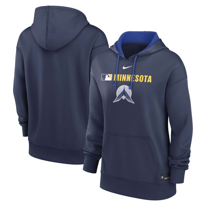 Minnesota Twins Women's Collection City Connect Performance Pullover Hoodie - Navy