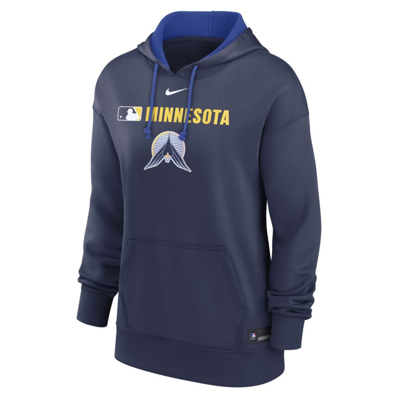 Minnesota Twins Women's Collection City Connect Performance Pullover Hoodie - Navy - Image 2