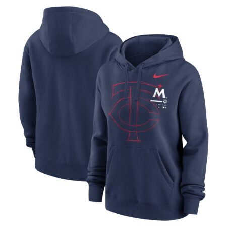 Minnesota Twins Women's Big Game Pullover Hoodie - Navy