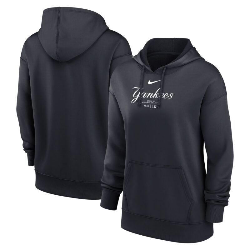 New York Yankees Women's Collection Performance Pullover Hoodie - Navy