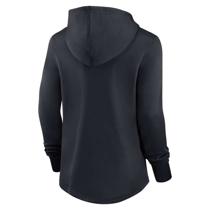 New York Yankees Women's Collection Pregame Performance Pullover Hoodie - Navy - Image 3