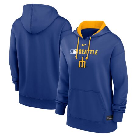 Seattle Mariners Women's Collection City Connect Performance Pullover Hoodie - Navy