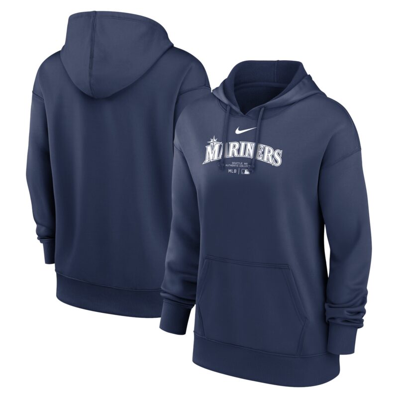 Seattle Mariners Women's Collection Performance Pullover Hoodie - Navy
