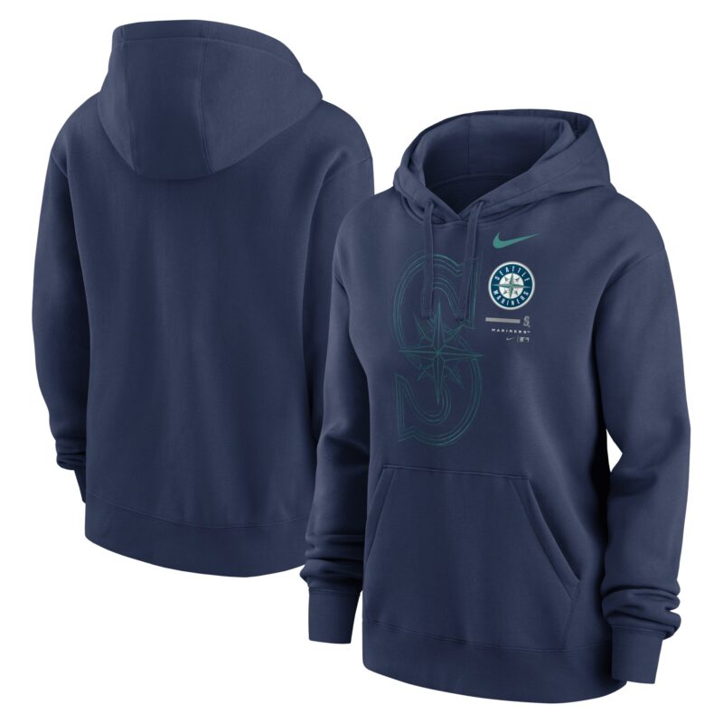 Seattle Mariners Women's Big Game Pullover Hoodie - Navy