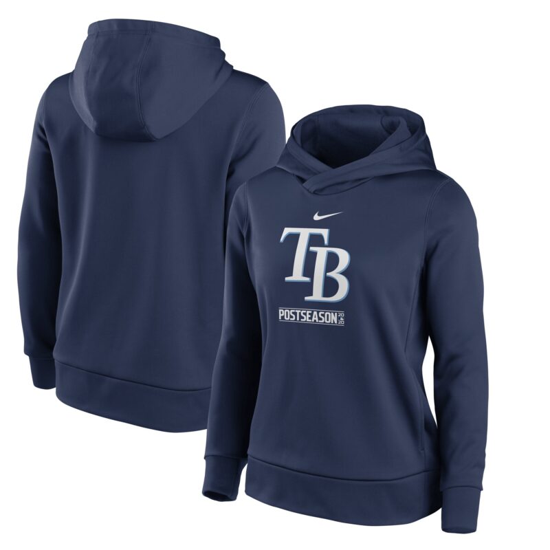 Tampa Bay Rays Women's 2020 Postseason Collection Pullover Hoodie Navy