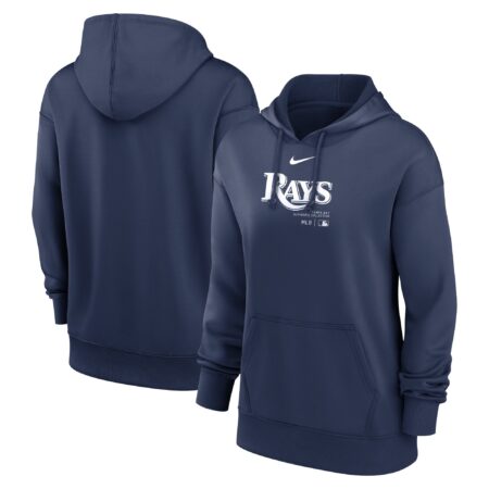 Tampa Bay Rays Women's Collection Performance Pullover Hoodie - Navy