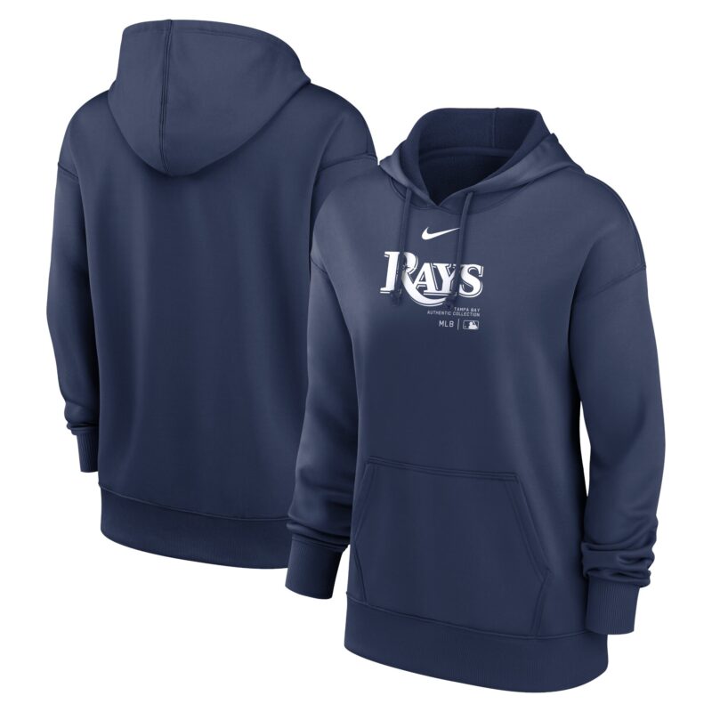 Tampa Bay Rays Women's Collection Performance Pullover Hoodie - Navy