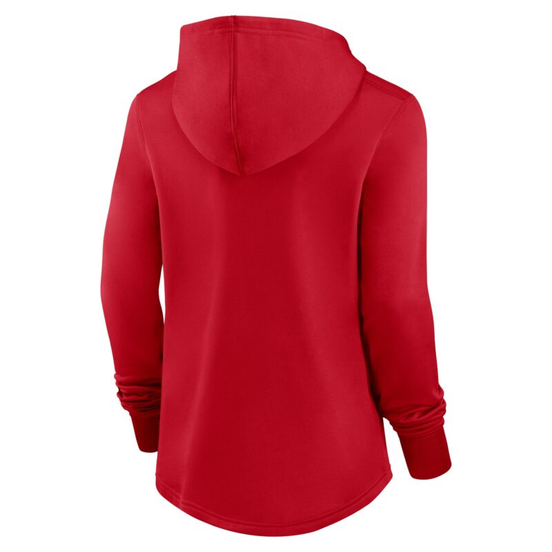 Cincinnati Reds Women's Collection Pregame Performance Pullover Hoodie - Red - Image 3