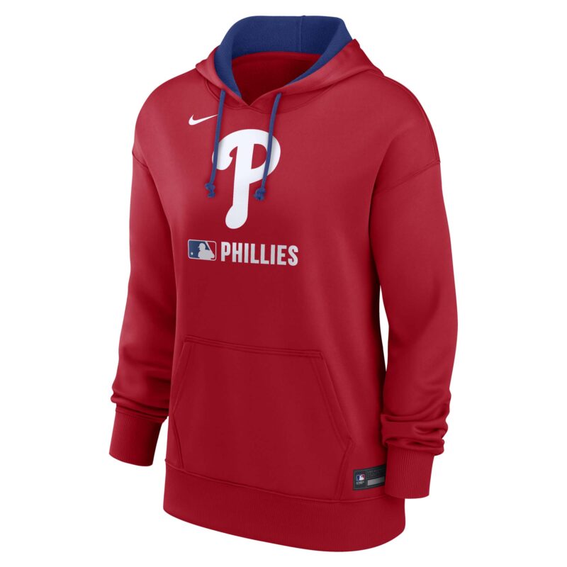 Philadelphia Phillies Women's Collection Performance Pullover Hoodie - Red - Image 2