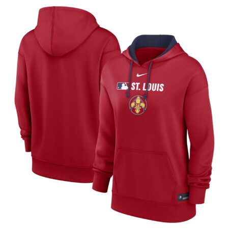 St. Louis Cardinals Women's Collection City Connect Performance Pullover Hoodie - Red