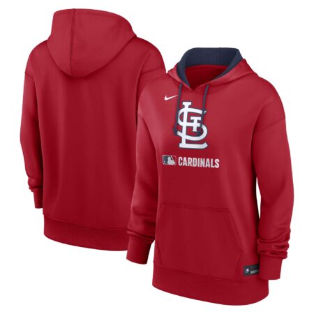 St. Louis Cardinals Women's Collection Performance Pullover Hoodie - Red