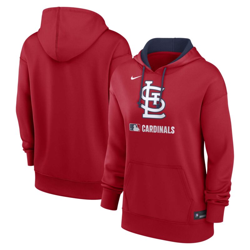 St. Louis Cardinals Women's Collection Performance Pullover Hoodie - Red