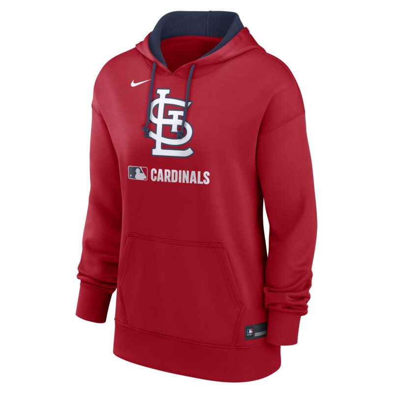 St. Louis Cardinals Women's Collection Performance Pullover Hoodie - Red - Image 2