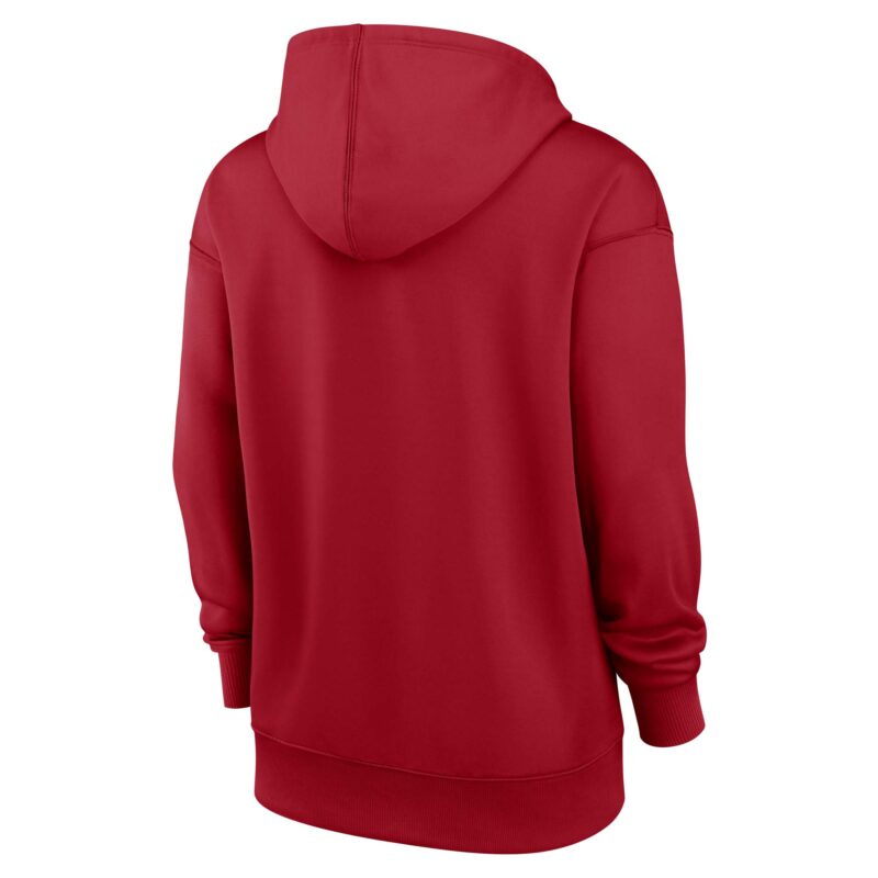 St. Louis Cardinals Women's Collection Performance Pullover Hoodie - Red - Image 3
