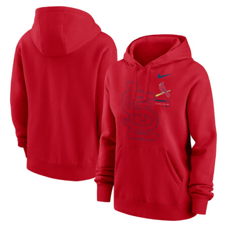 St. Louis Cardinals Women's Big Game Pullover Hoodie - Red