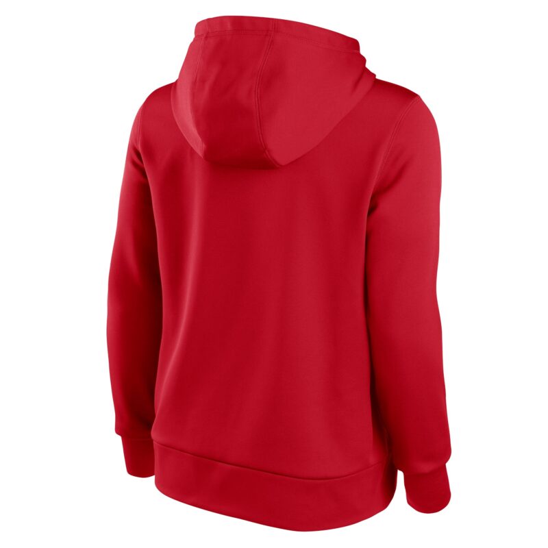 Washington Nationals Women's Alternate Logo Performance Pullover Hoodie - Red - Image 3