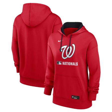 Washington Nationals Women's Collection Performance Pullover Hoodie - Red