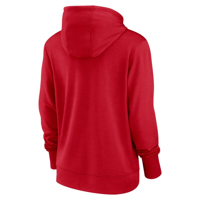 Washington Nationals Women's Diamond Knockout Performance Pullover Hoodie - Red - Image 3