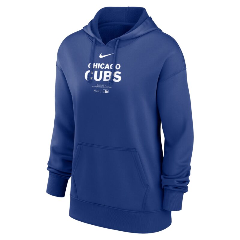 Chicago Cubs Women's Collection Performance Pullover Hoodie - Royal - Image 2