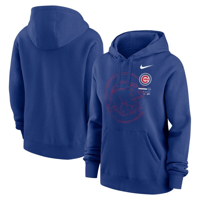 Chicago Cubs Women's Big Game Pullover Hoodie - Royal