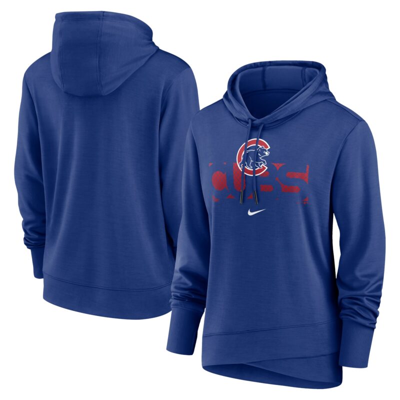 Chicago Cubs Women's Diamond Knockout Performance Pullover Hoodie - Royal