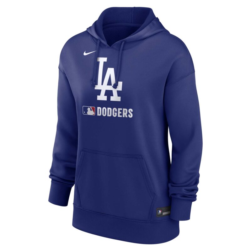 Los Angeles Dodgers Women's Collection Performance Pullover Hoodie - Royal - Image 2