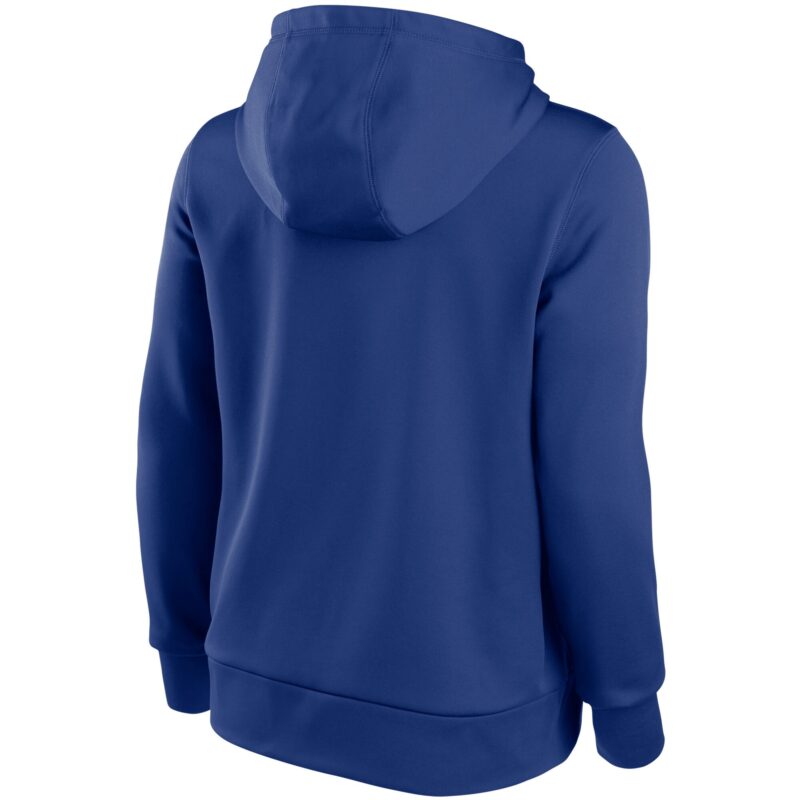 New York Mets Women's Club Angle Performance Pullover Hoodie - Royal - Image 3