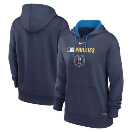 Philadelphia Phillies Women's Collection City Connect Performance Pullover Hoodie - Royal