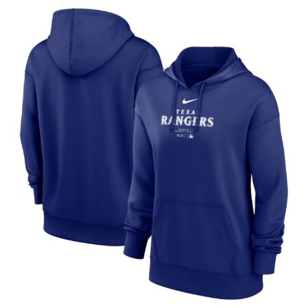 Texas Rangers Women's Collection Performance Pullover Hoodie - Royal