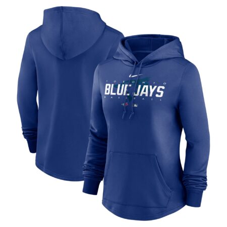 Toronto Blue Jays Women's Collection Pregame Performance Pullover Hoodie - Royal