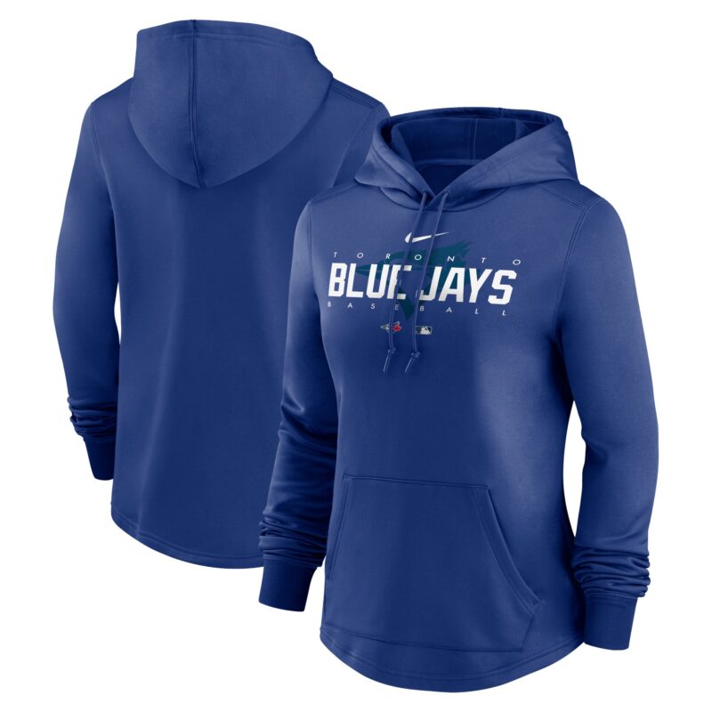 Toronto Blue Jays Women's Collection Pregame Performance Pullover Hoodie - Royal
