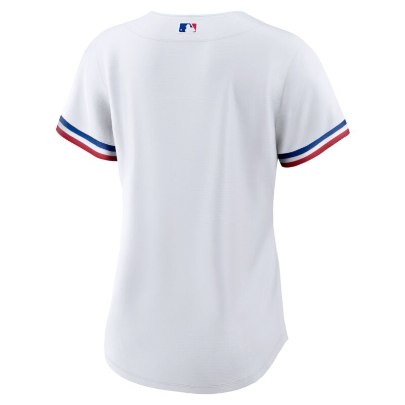Texas Rangers Women's Home Team Jersey - White - Image 3