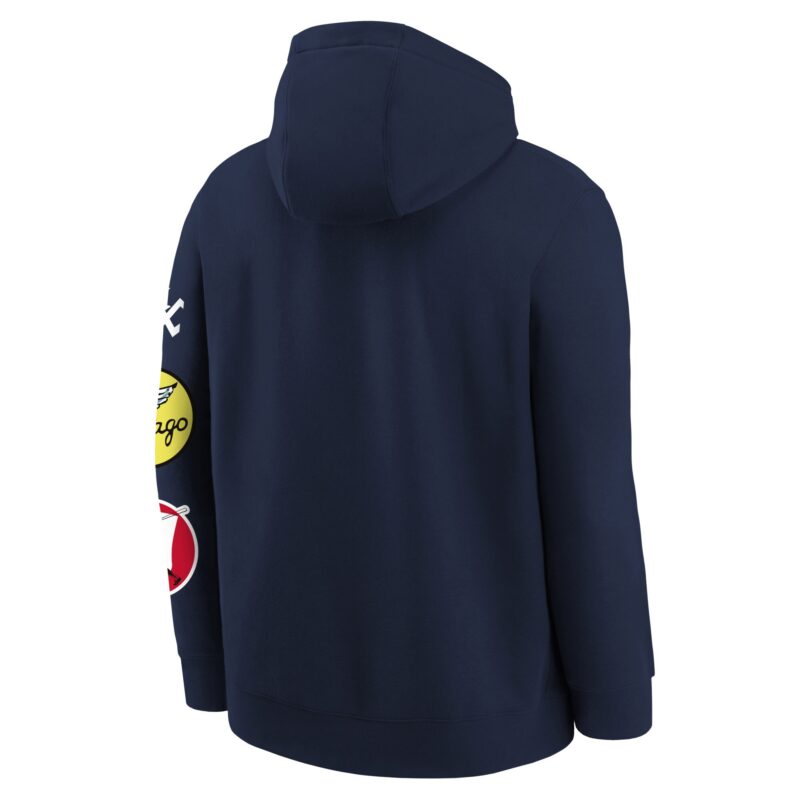 Chicago White Sox Youth Rewind Lefty Pullover Hoodie - Navy - Image 3