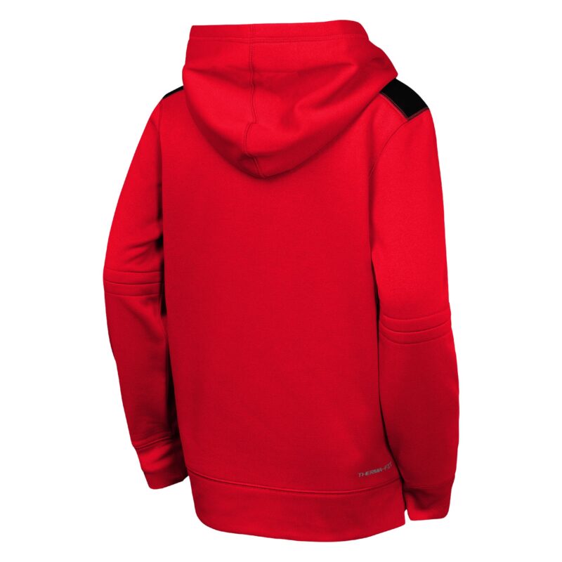 Cincinnati Reds Youth Collection Performance Pullover Hoodie - Red - Image 3