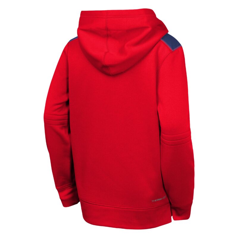 Philadelphia Phillies Youth Collection Performance Pullover Hoodie - Red - Image 3