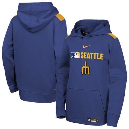 Seattle Mariners Youth City Connect Collection Performance Pullover Hoodie - Royal